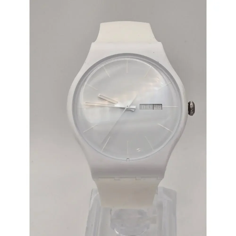 Swatch Random Ghost SUOK111 Clear Jelly Swiss Watch 41mm